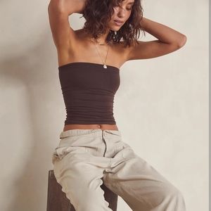 NWT FP Tube Top Brown in XS/S